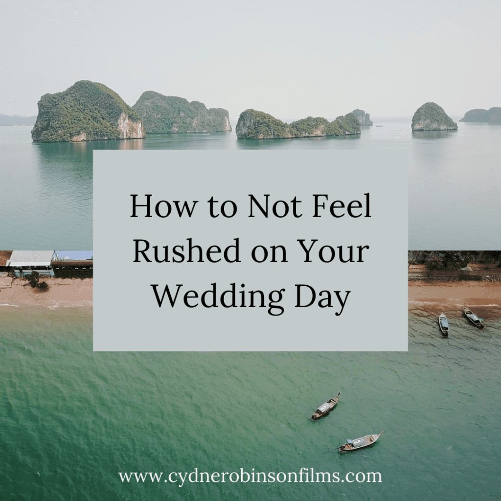 thailand graphic How Not To Feel Rushed On Your Wedding Day