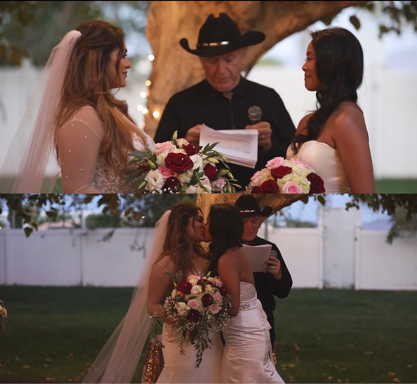 Two brides say I Do at their Las Vegas Ranch wedding